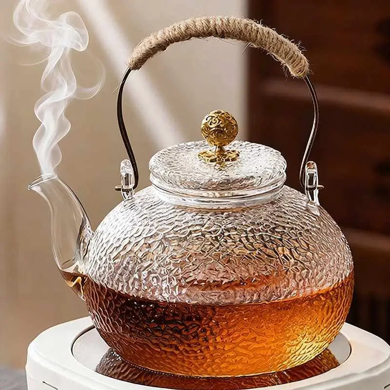 Premium Multi-Heat Borosilicate Teapot