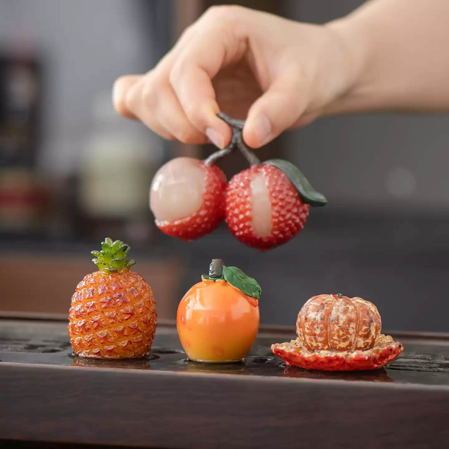 Color-Changing Tea Pet Figurine – Collectible Tea Play Decor & Gift Set