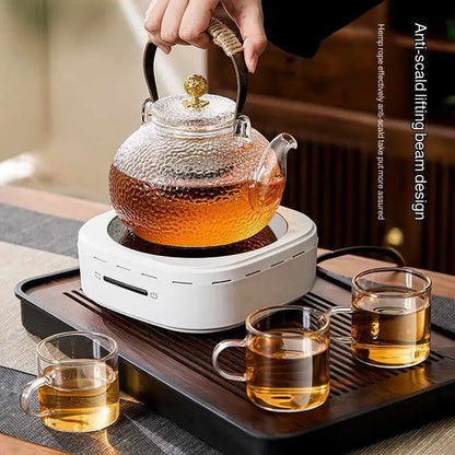 Premium Multi-Heat Borosilicate Teapot