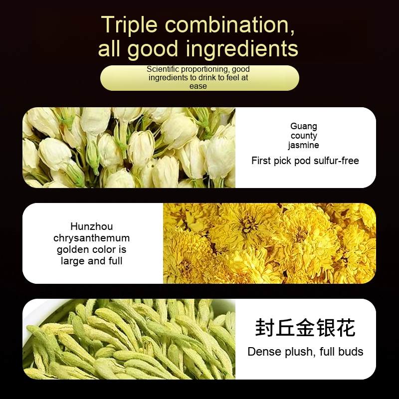 Chrysanthemum Honeysuckle Jasmine Herbal Tea