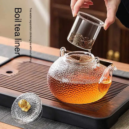 Premium Multi-Heat Borosilicate Teapot