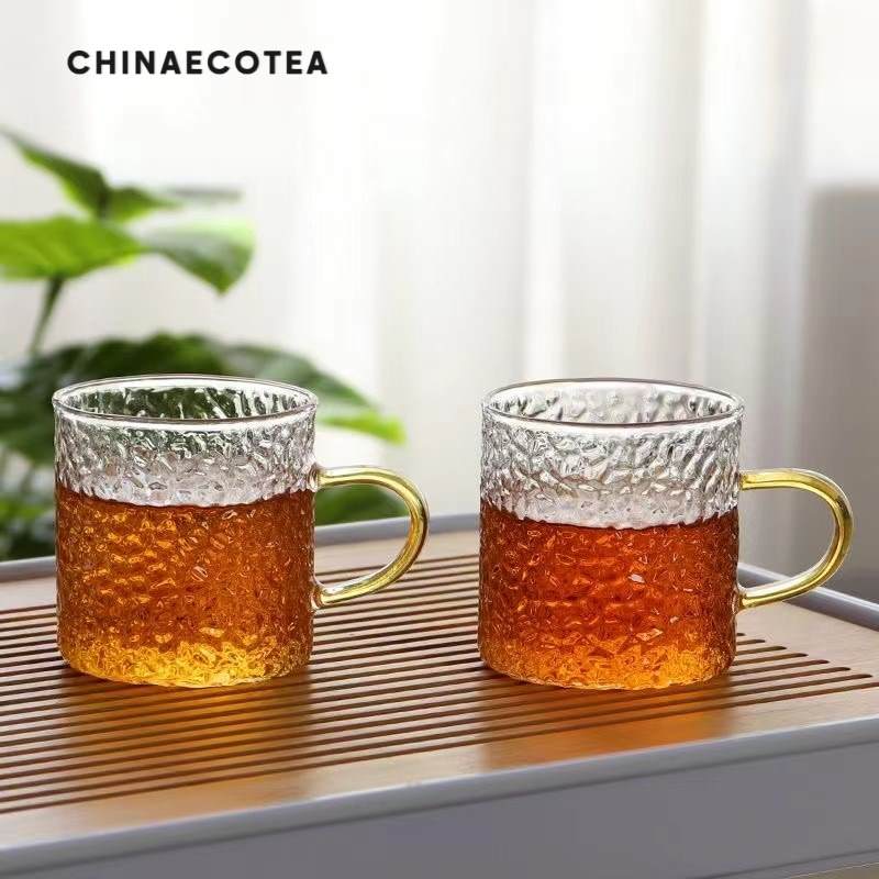 Miniature teapot - Retro hammered glass pot