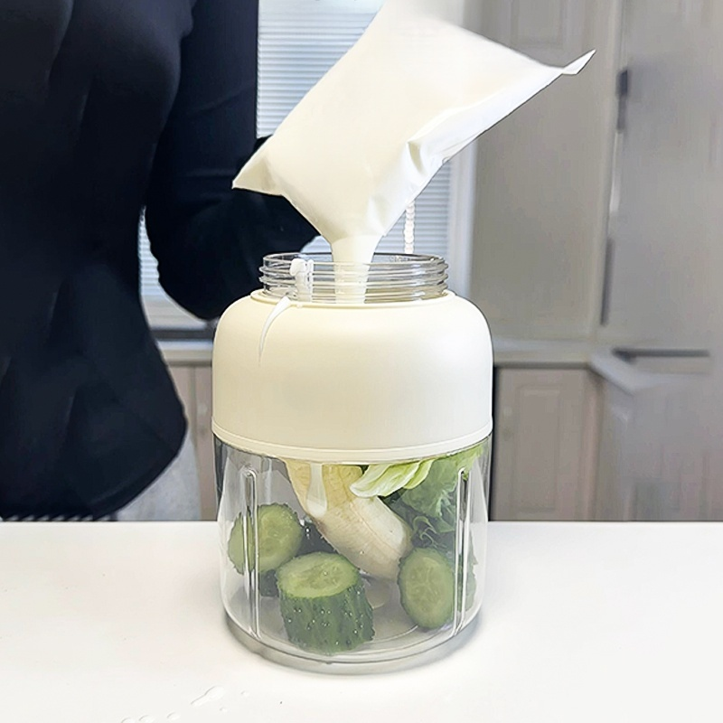 Juice cup——large capacity portable freshly squeezed juice can crushed ice