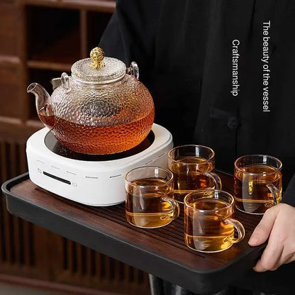 Premium Multi-Heat Borosilicate Teapot